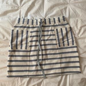 Lou & Grey terrycloth drawstring skirt, size XXS